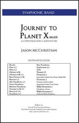 Journey To Planet X(mas) Concert Band sheet music cover